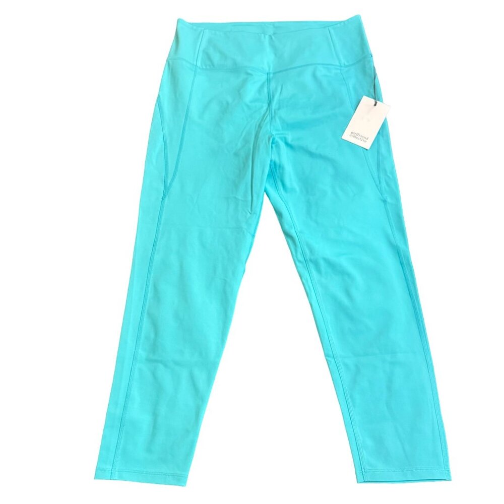 Girlfriend collective 4065 ankle legging plus‎ SZ XXL blue high rise activewear
